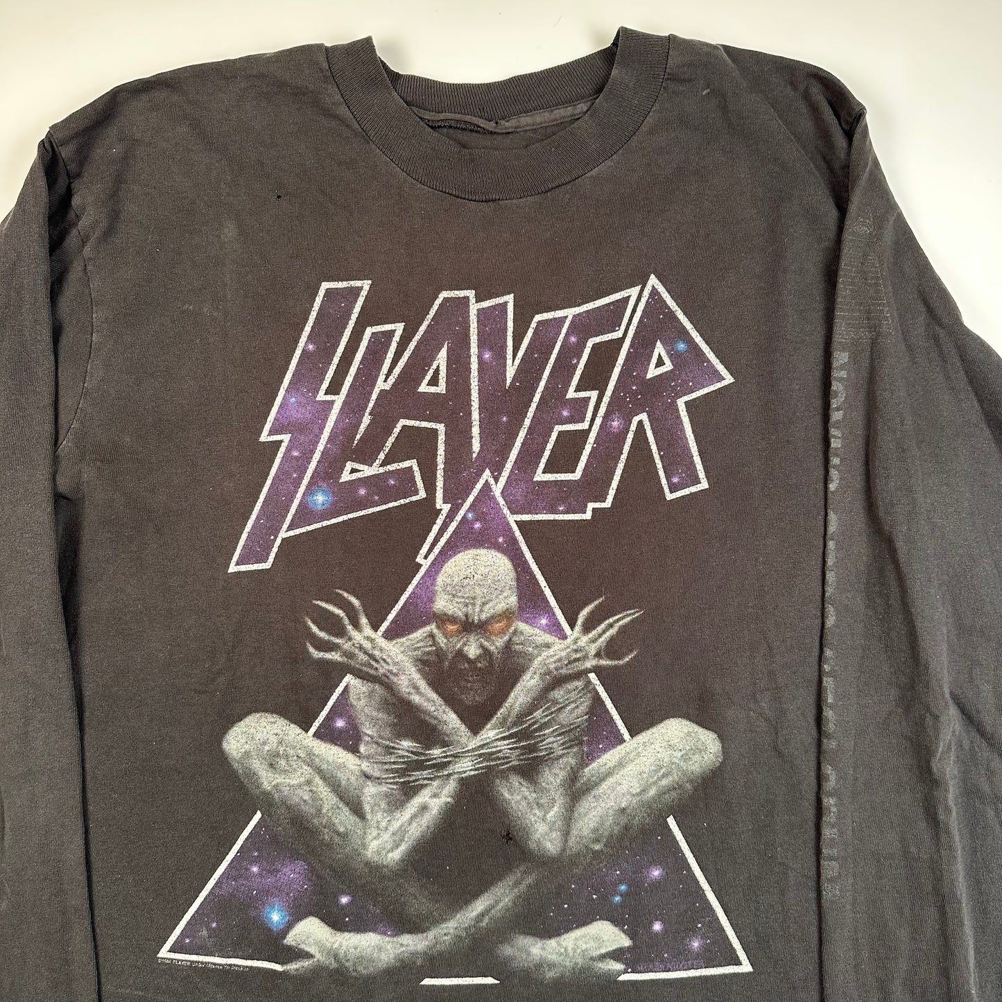 Vintage 1994 Slayer Long Sleeve Shirt Large Divine Intervention