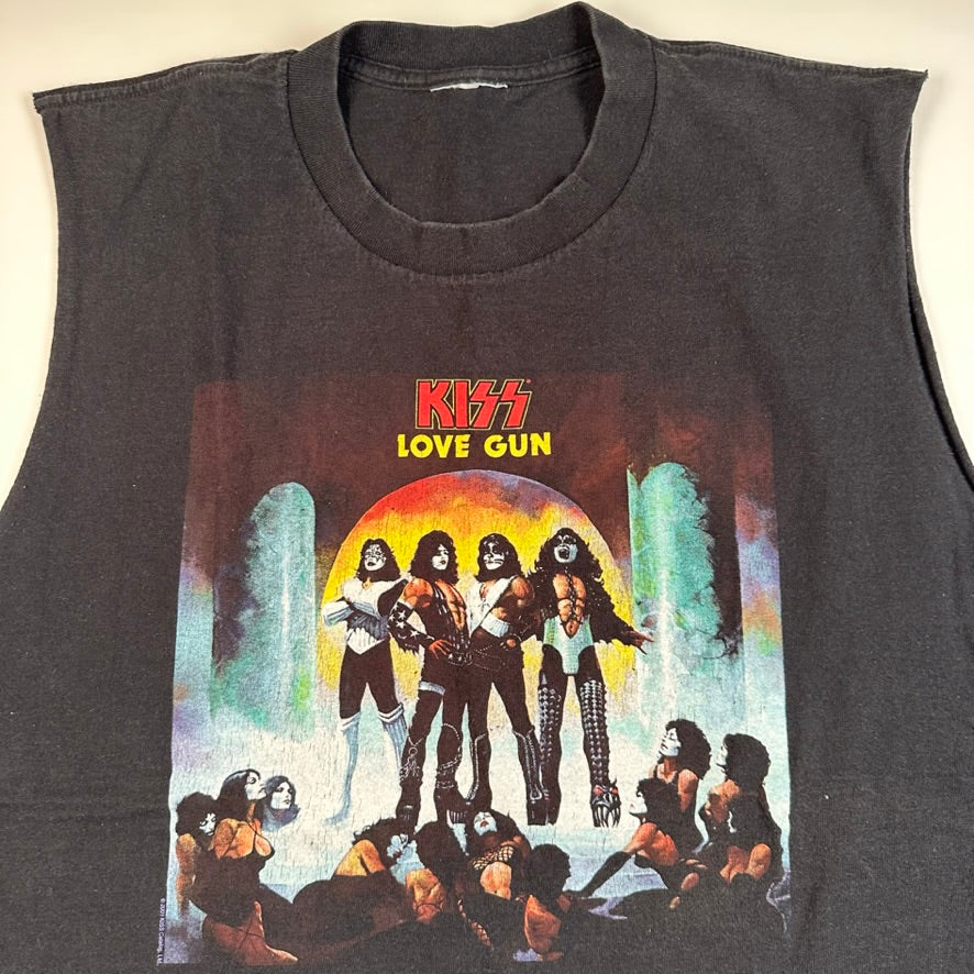 Vintage 2000s Kiss Sleeveless Shirt XL Love Gun