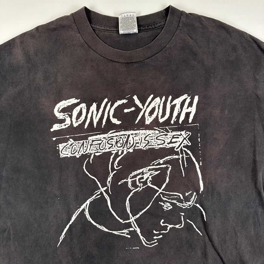 Vintage 90s Sonic Youth Shirt XL Confusion Is Sex