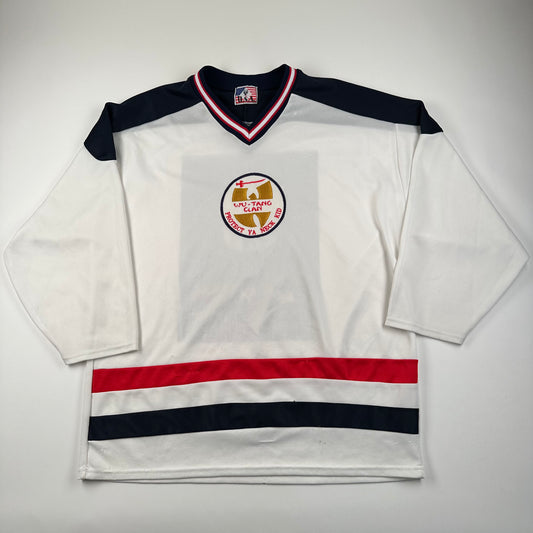 Vintage 90s Wu-Tang Hockey Jersey XL Protect Ya Neck Kid