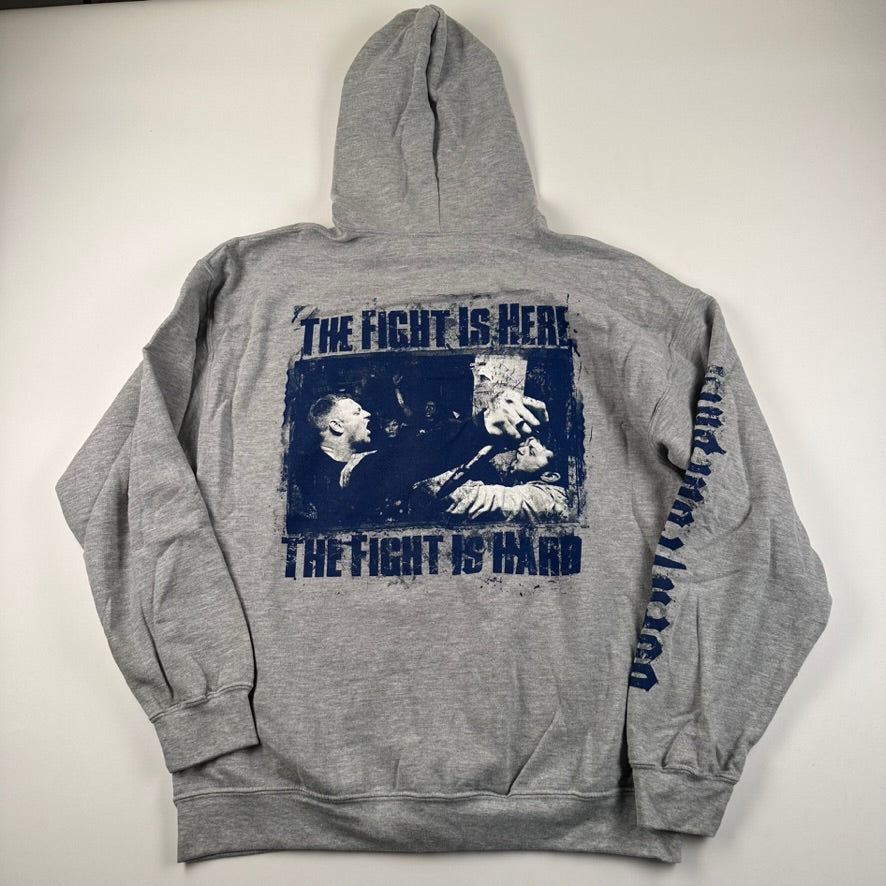 Born From Pain Zip Up Sweatshirt Large