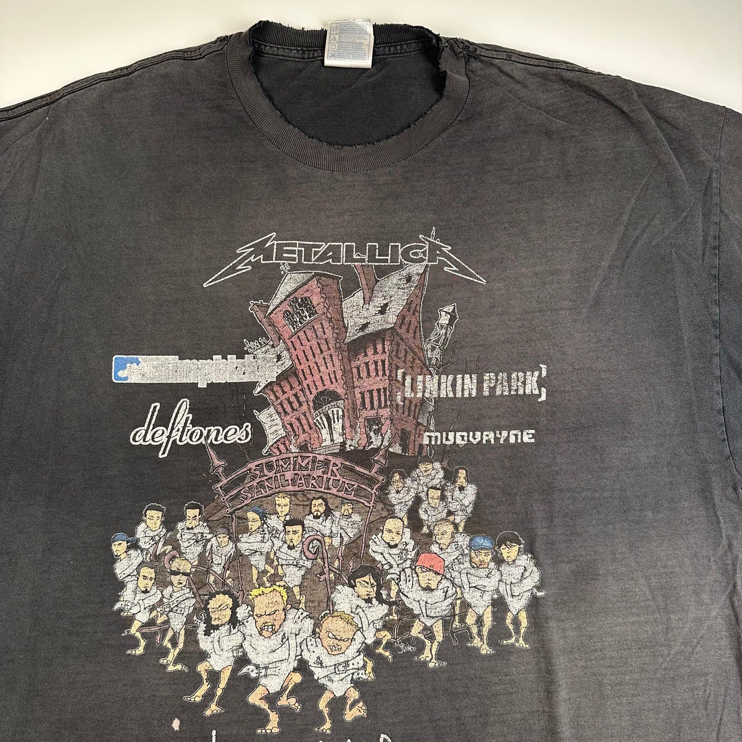 Vintage 2003 Metallica Shirt 3XL Summer Sanitarium