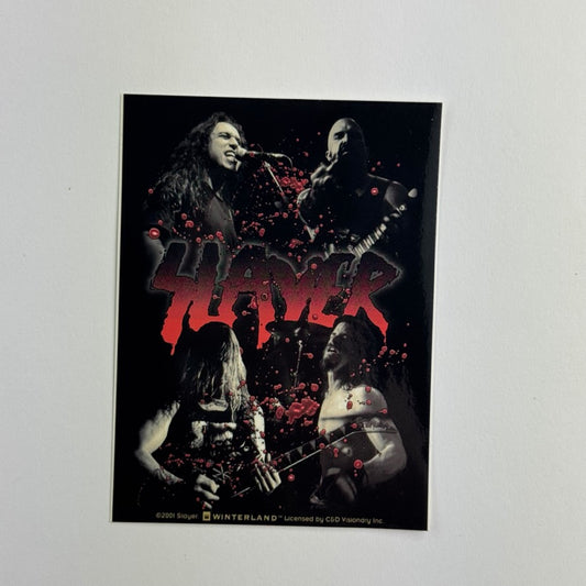 Vintage 2001 Slayer Sticker