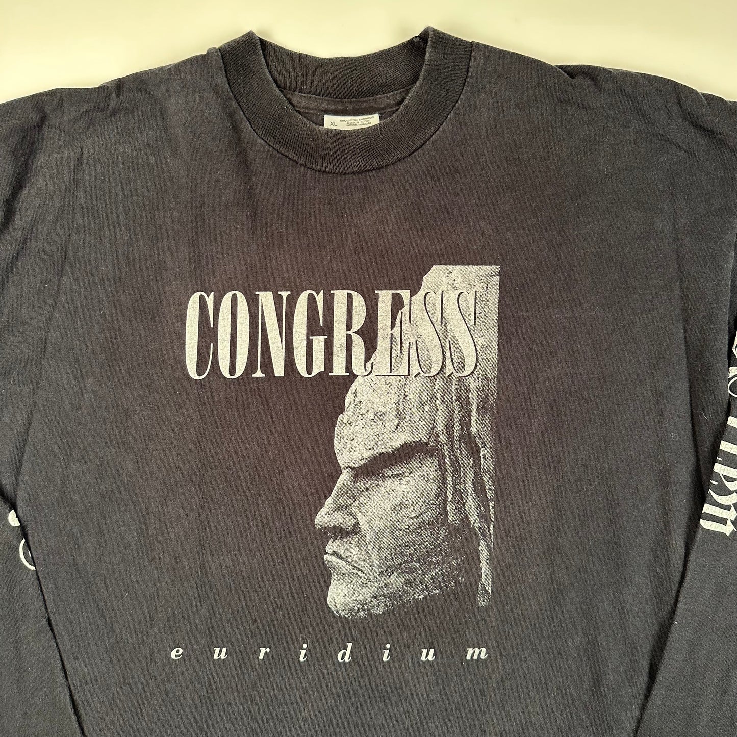 Vintage 90s Congress Long Sleeve Shirt XL Euridium