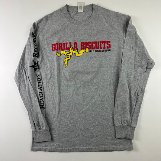 Gorilla Biscuits Long Sleeve Shirt Small Hold Your Ground