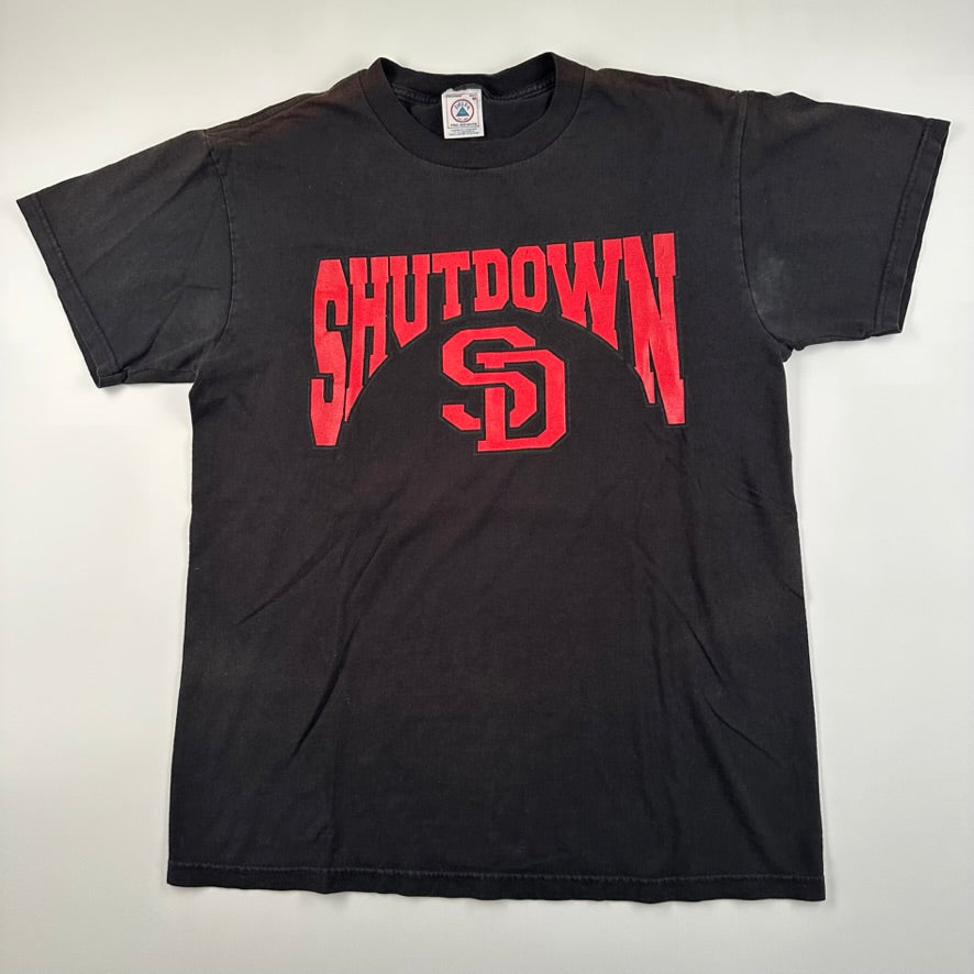 Vintage 90s Shutdown Shirt Medium We Will Fight