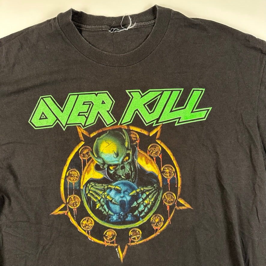 Vintage 1991 Overkill Shirt Large Horror Scope