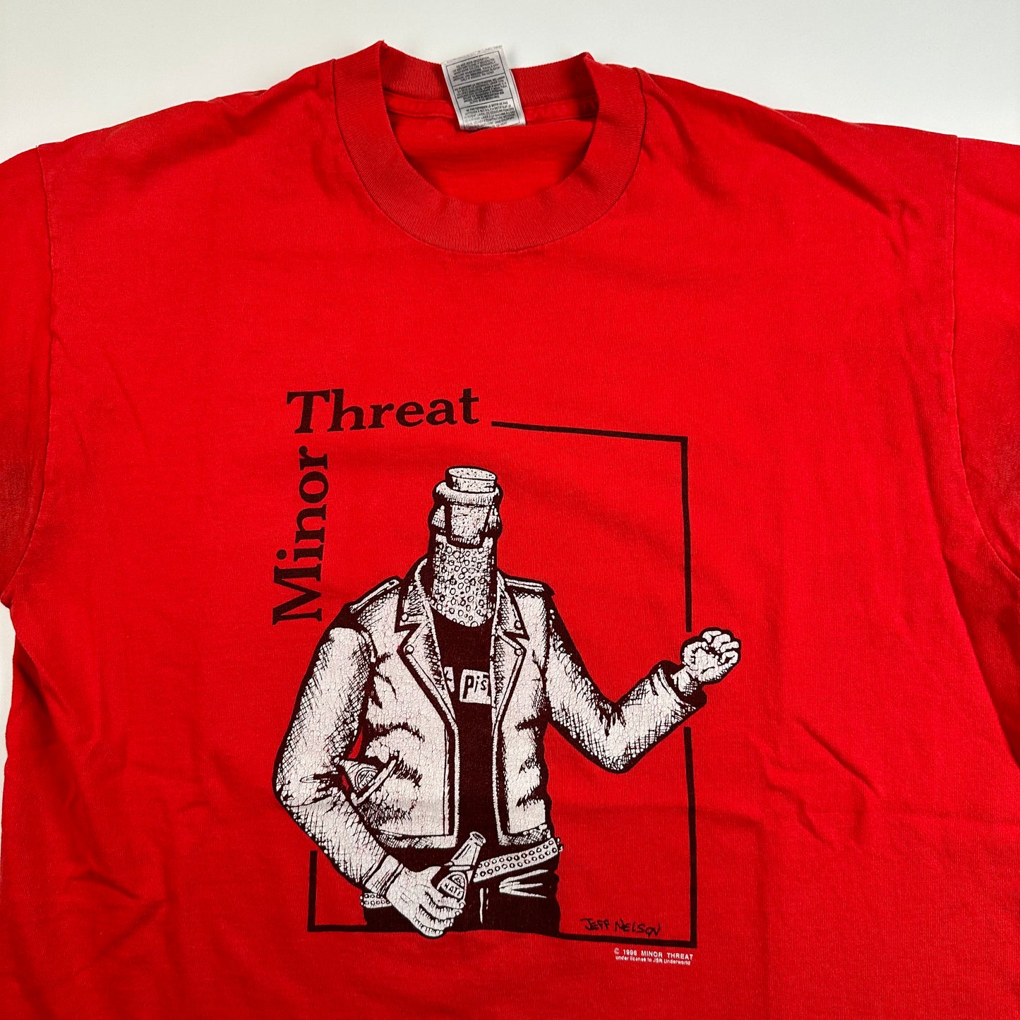 Vintage 1996 Minor Threat Shirt Large Bottled Violence