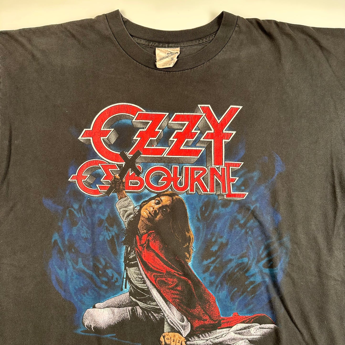 Vintage 1991 Ozzy Osbourne Shirt Large Blizzard Of Ozz