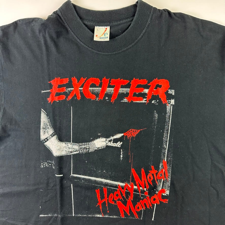 Vintage 2000s Exciter Shirt Large Heavy Metal Maniac