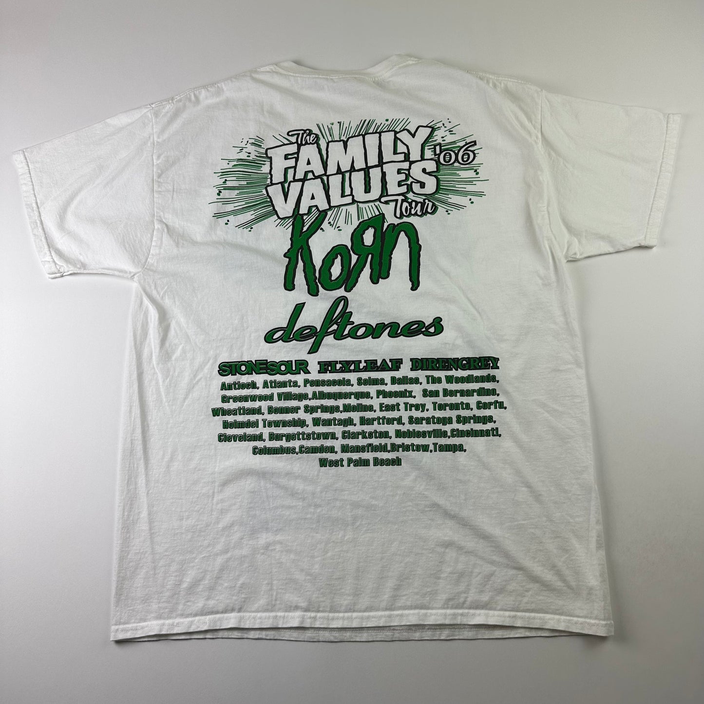 Vintage 2006 The Family Values Shirt Large Korn Deftones