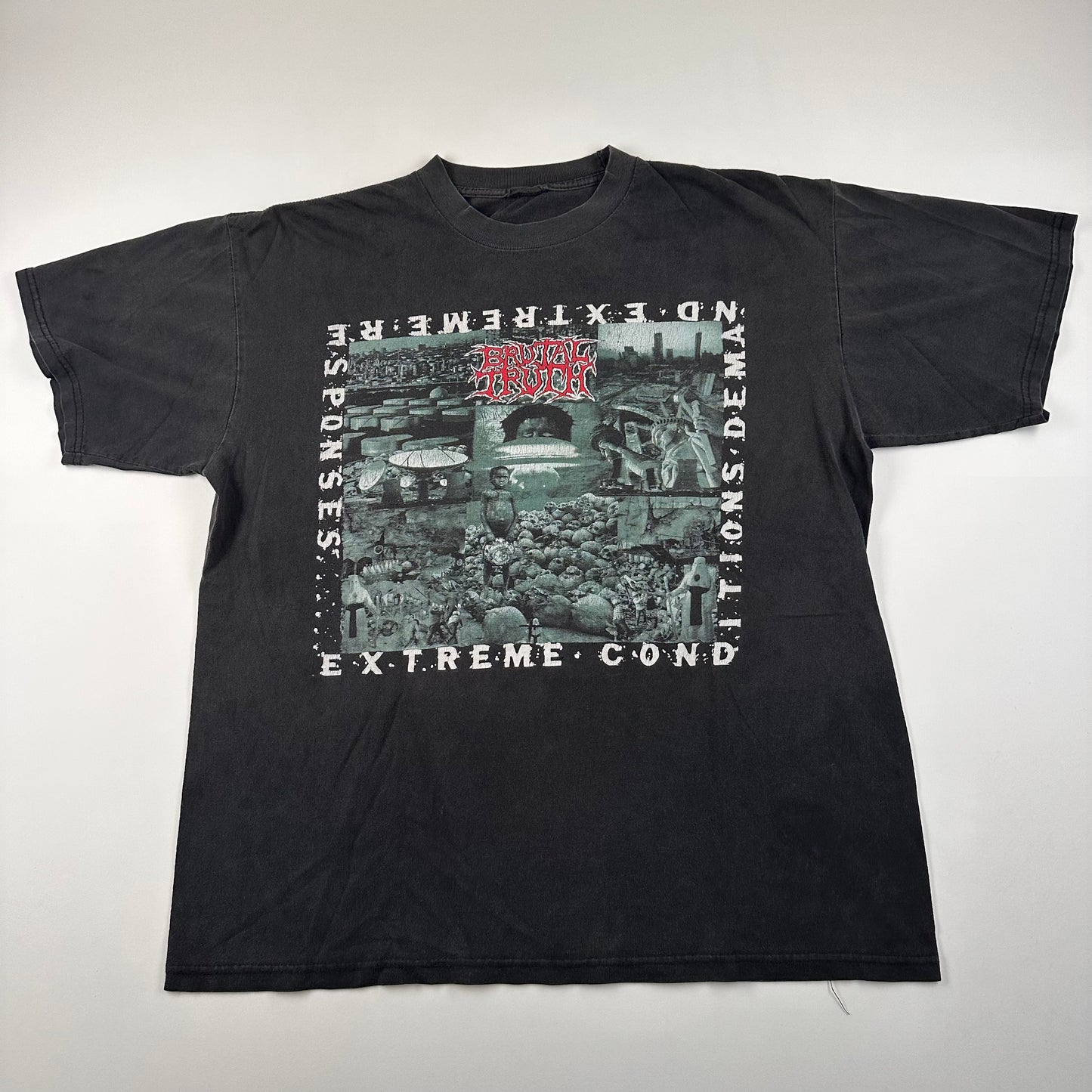 Vintage 90s Brutal Truth Shirt XL Extreme