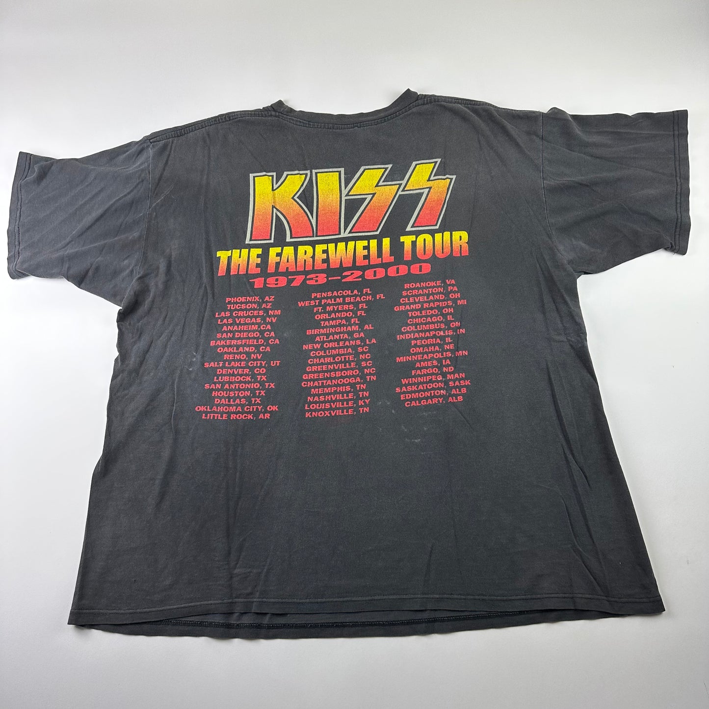 Vintage 2000 Kiss Shirt XXL The Farewell Tour