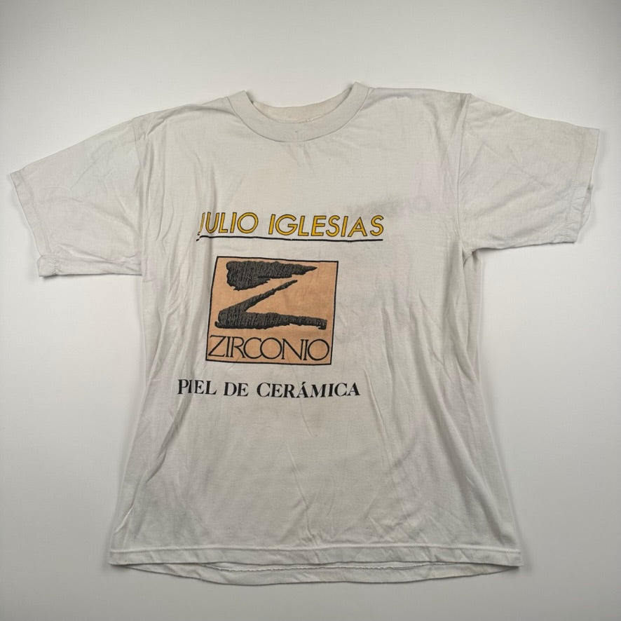 Vintage 80s Julio Iglesias Shirt Large Zirconio