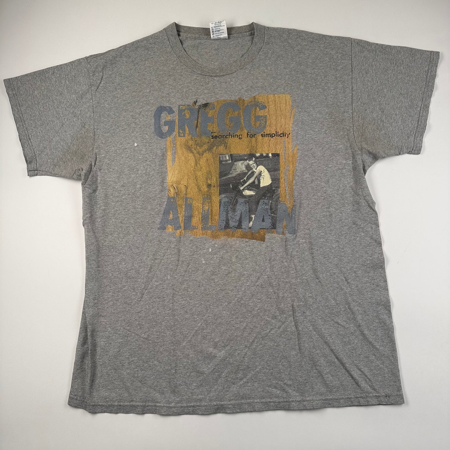 Vintage 1997 Gregg Allman Shirt XL Searching For Simplicity