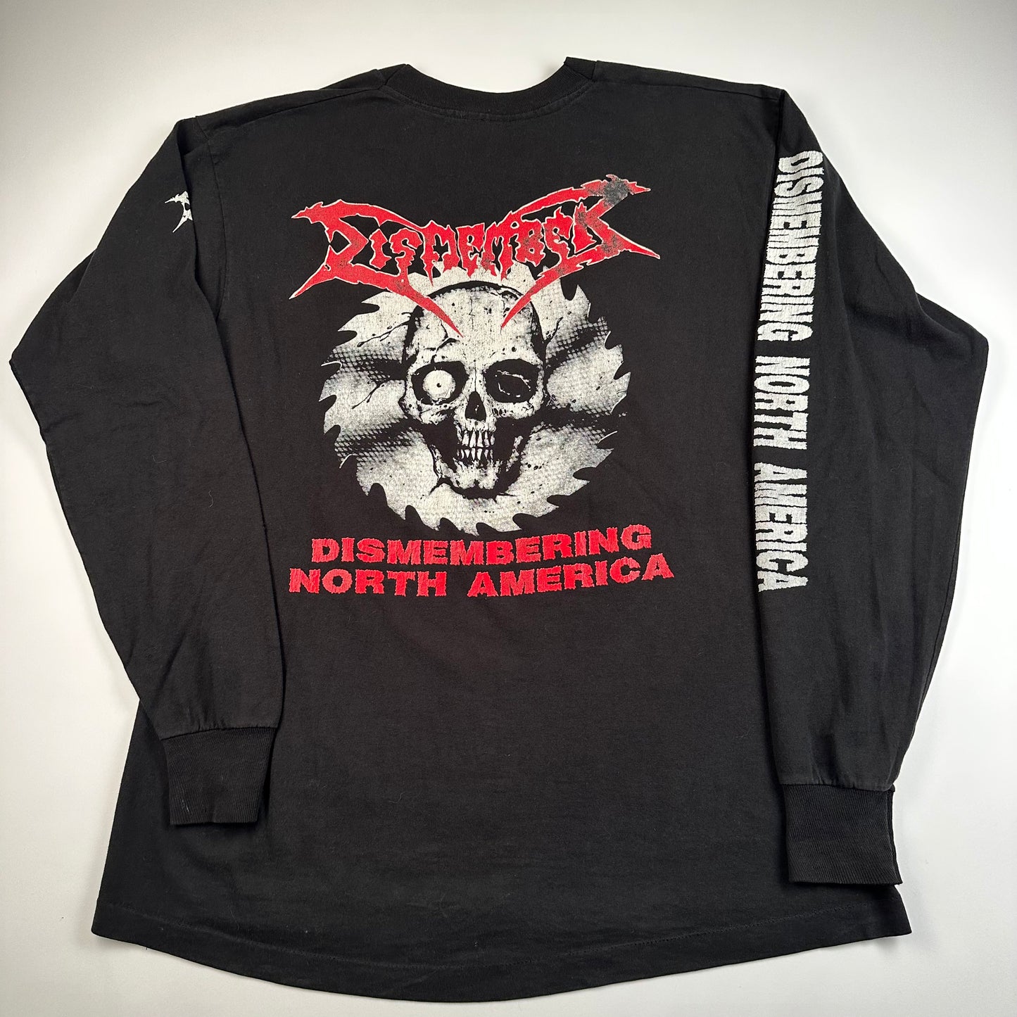 Vintage 1993 Dismember Long Sleeve Shirt XL North America