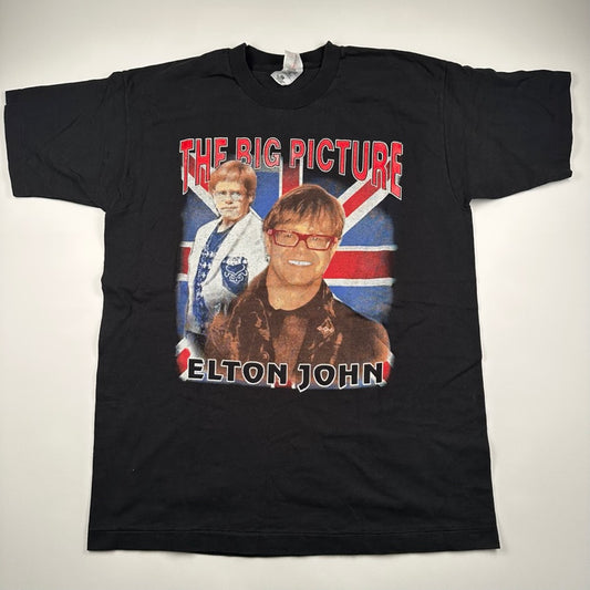 Vintage 1997 Elton John Shirt XL The Big Picture