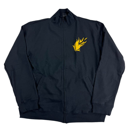 2000s Haste The Day Zip Up Sweatshirt XL