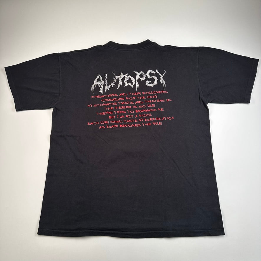 Vintage 90s Autopsy Shirt XL Mental Funeral