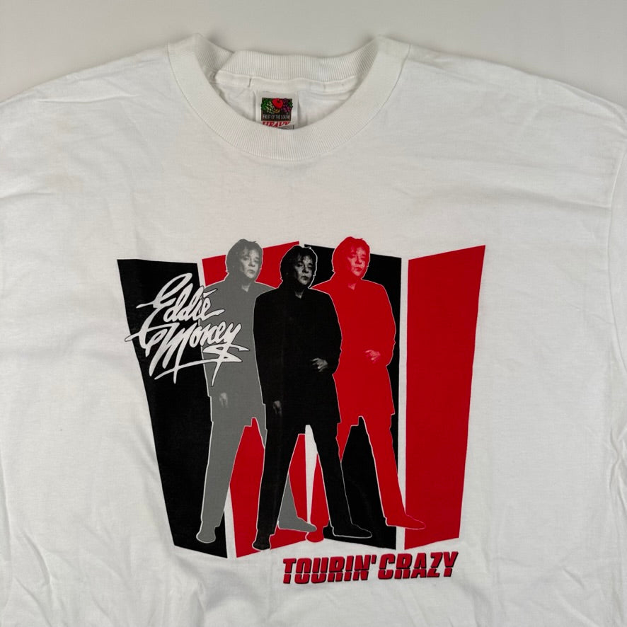 Vintage 90s Eddie Money Shirt XL Tourin Crazy