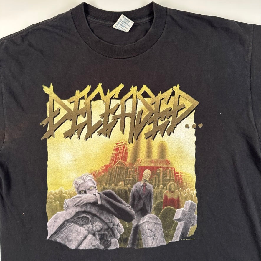 Vintage 1997 Deceased Shirt XL Fearless Undead