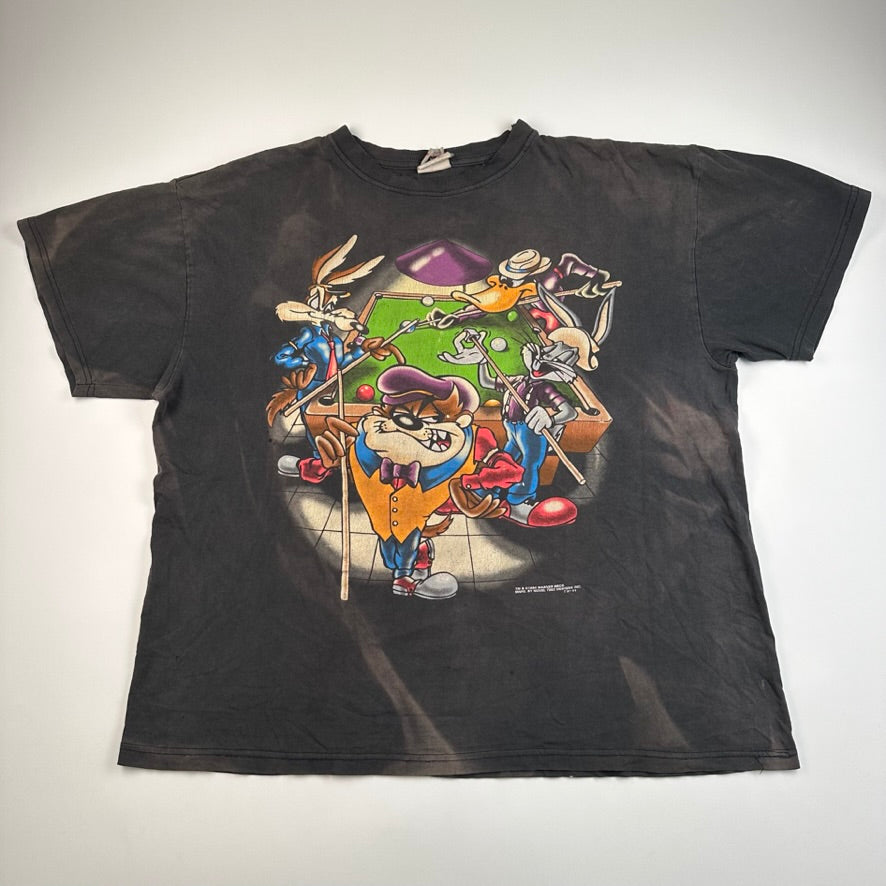 Vintage 1994 Taz Pool Shirt XL Looney Tunes