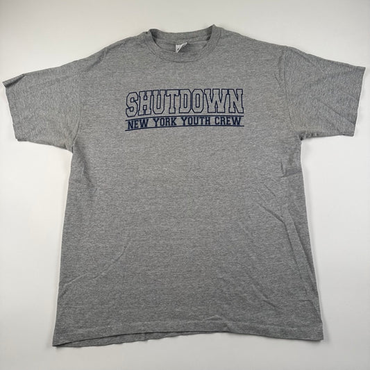 Vintage 90s Shutdown Shirt XL New York Youth Crew