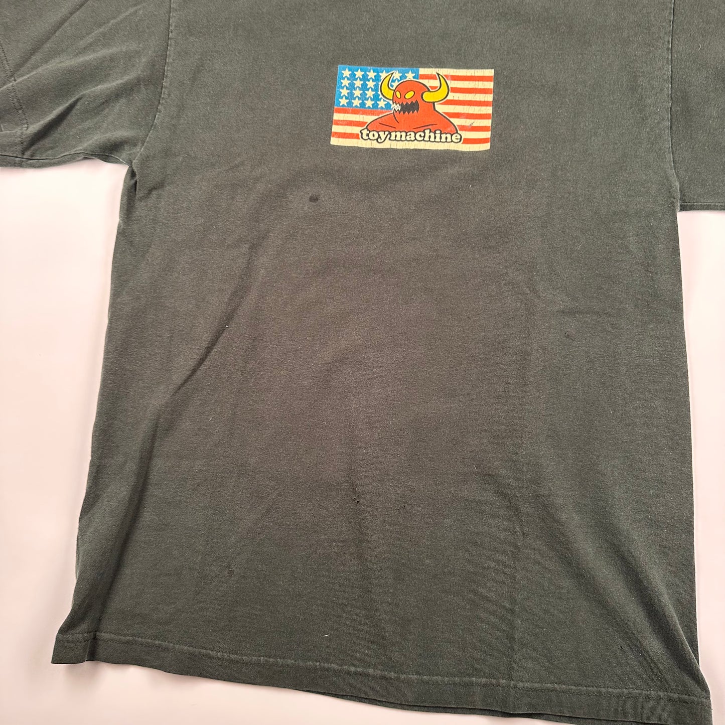 Vintage 90s Toy Machine Shirt Large Flag