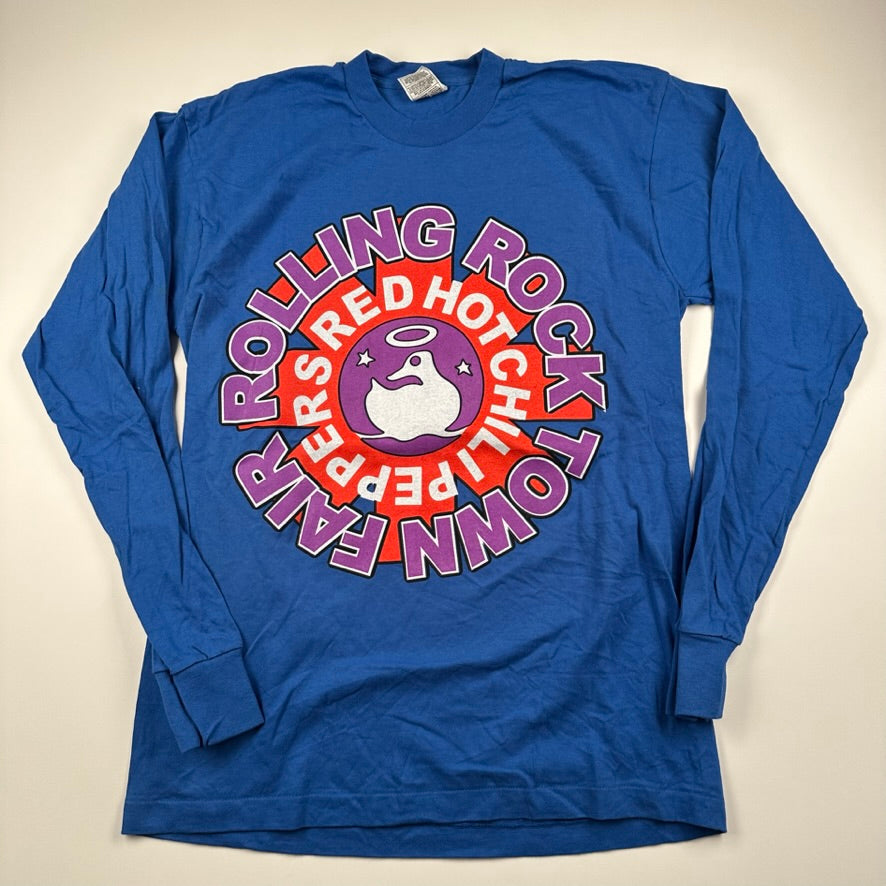 Vintage 2000 Red Hot Chilli Peppers Long Sleeve Shirt Large Rolling Rock