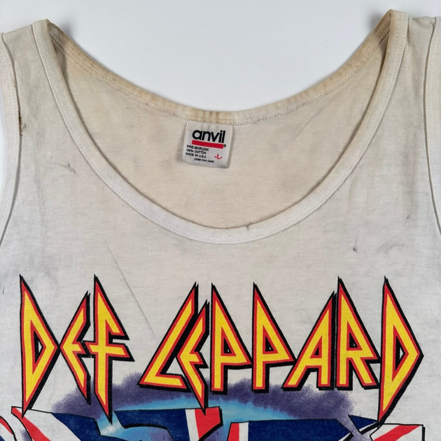 Vintage 1993 Def Leppard Tank Top Shirt Large Weekend