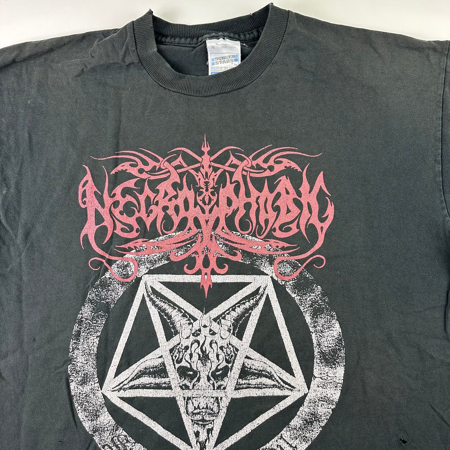 Vintage 1996 Necrophobic Shirt XL Spawned By Evil