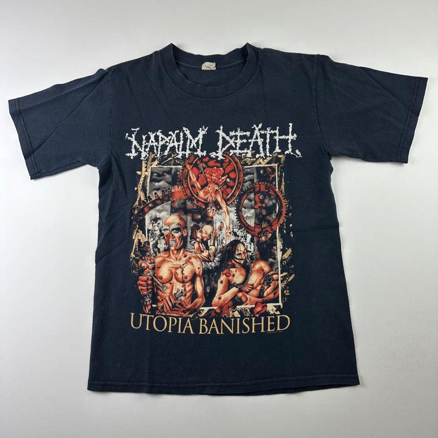 Vintage 2000s Napalm Death Shirt Small Utopia Banished