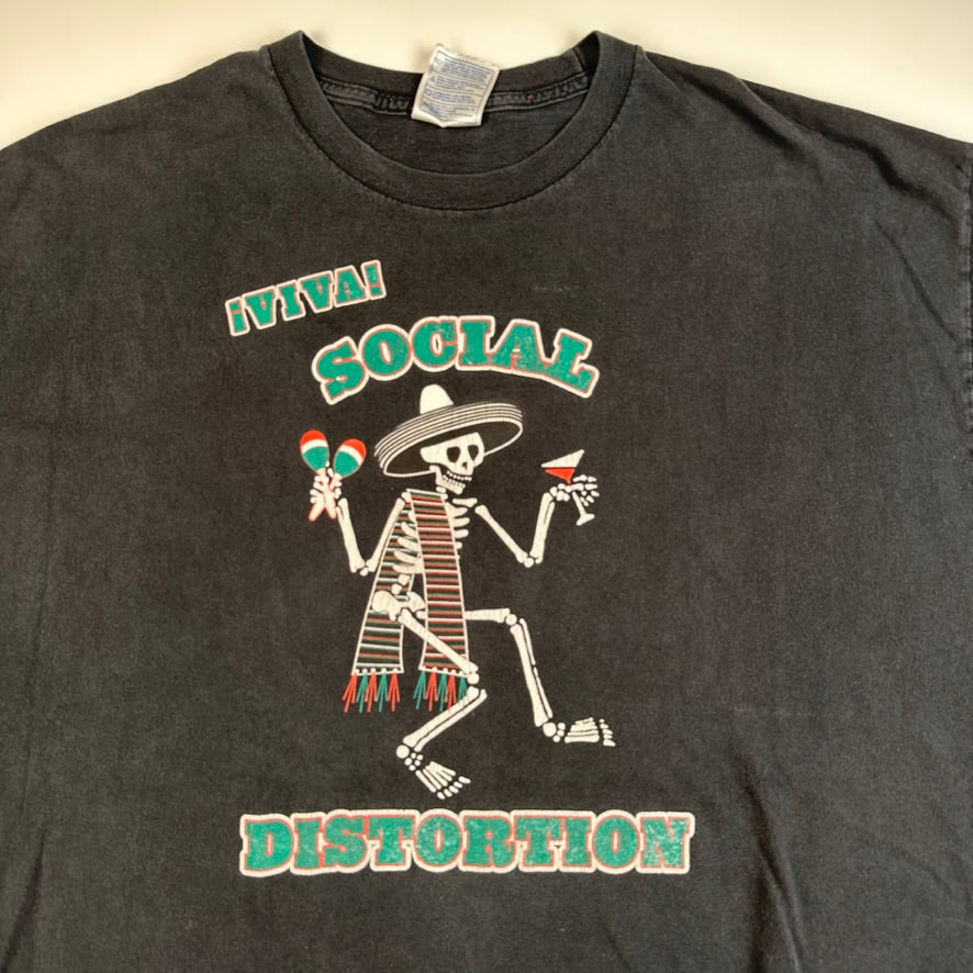 Vintage 2000s Social Distortion Shirt XXL Viva