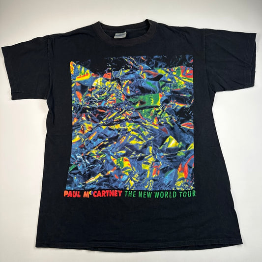 Vintage 1993 Paul Mccartney shirt XL New World Tour