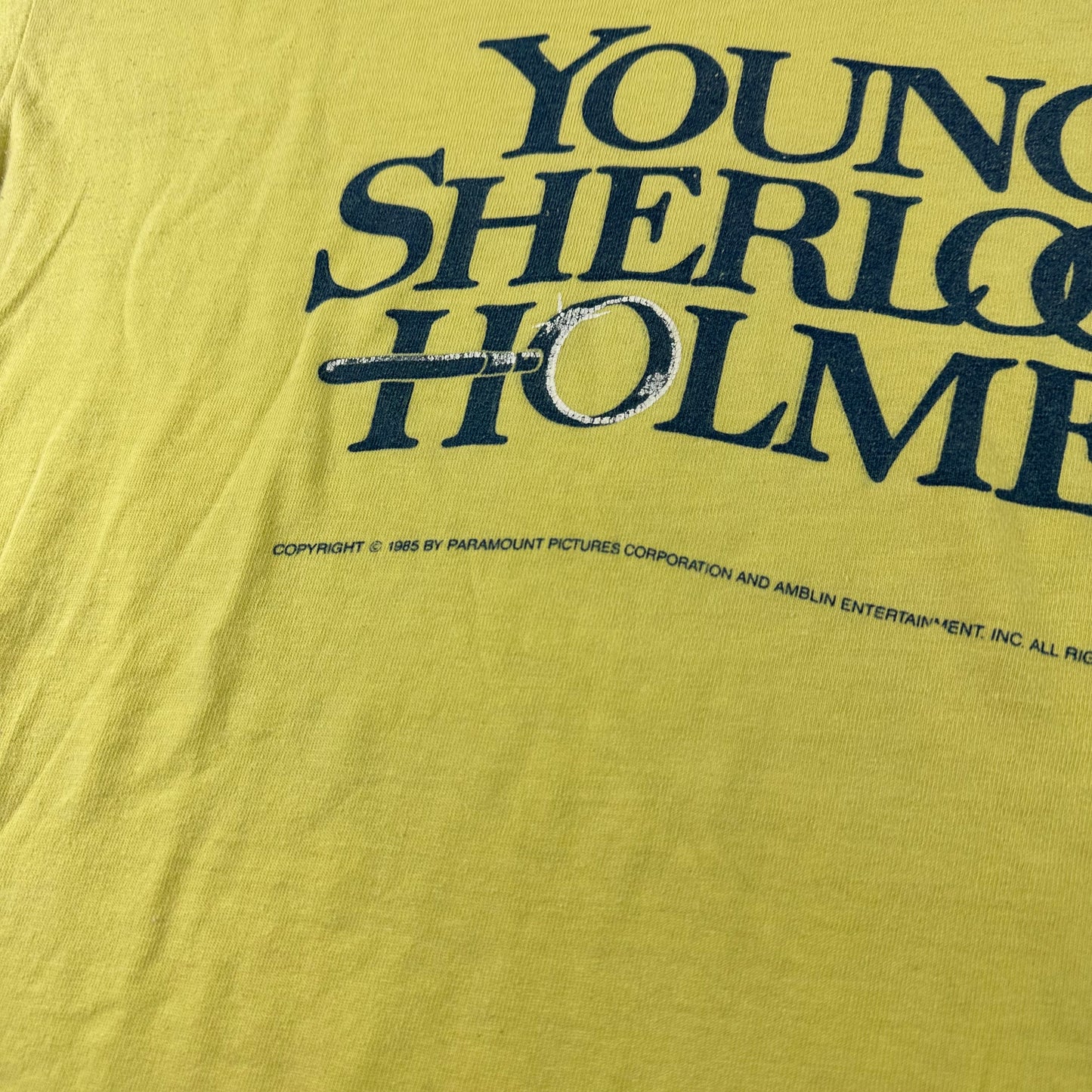 Vintage 1985 Young Sherlock Holmes Long Sleeve Shirt Large