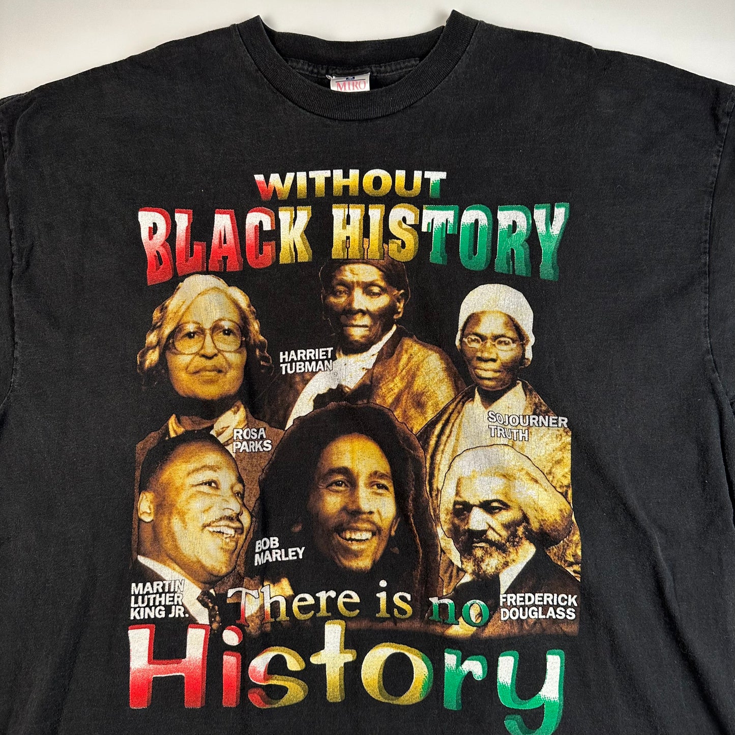 Vintage 90s Without Black History Shirt 3XL There Is No History