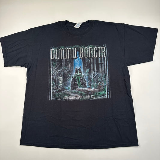 Vintage 1998 Dimmu Borgir Shirt XL Godless Savage Garden