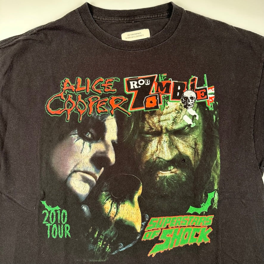 2010 Rob Zombie Alice Cooper Shirt XL