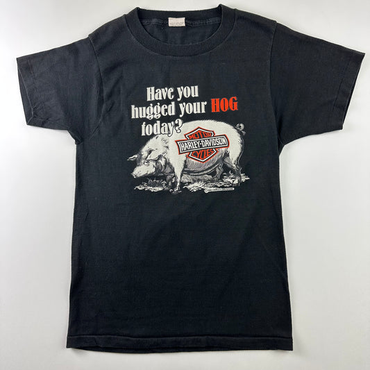 Vintage 1982 Harley Davidson Shirt Small Have You Hogged Your Hog