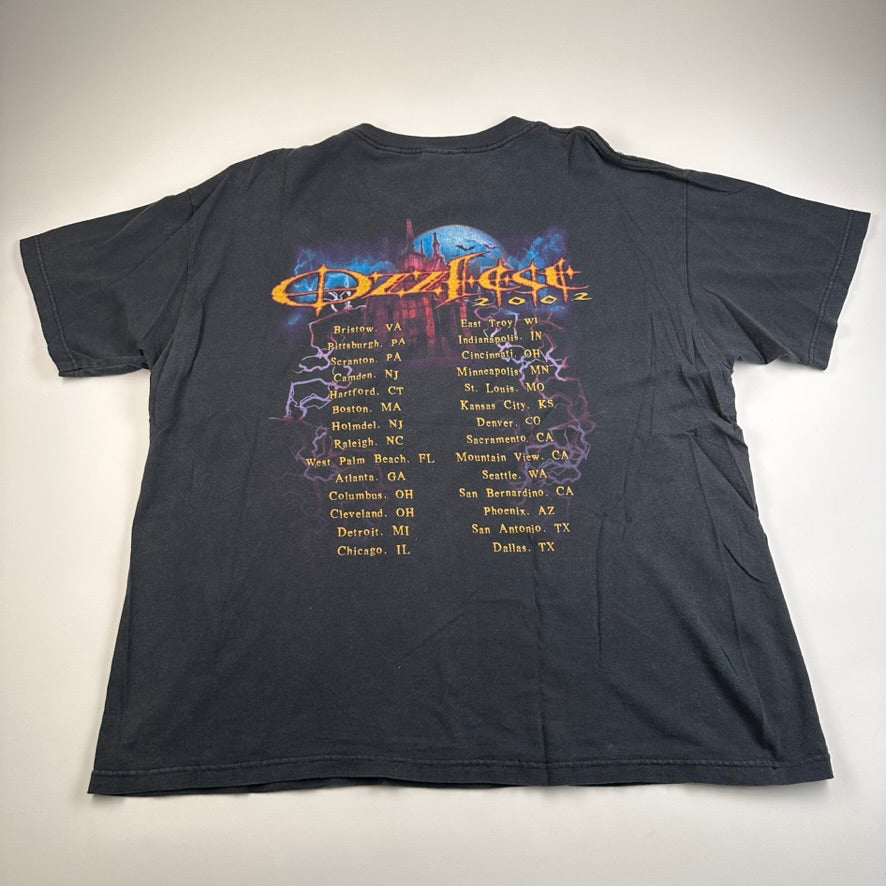 Vintage 2002 Ozzy Osbourne Shirt XL Ozzfest