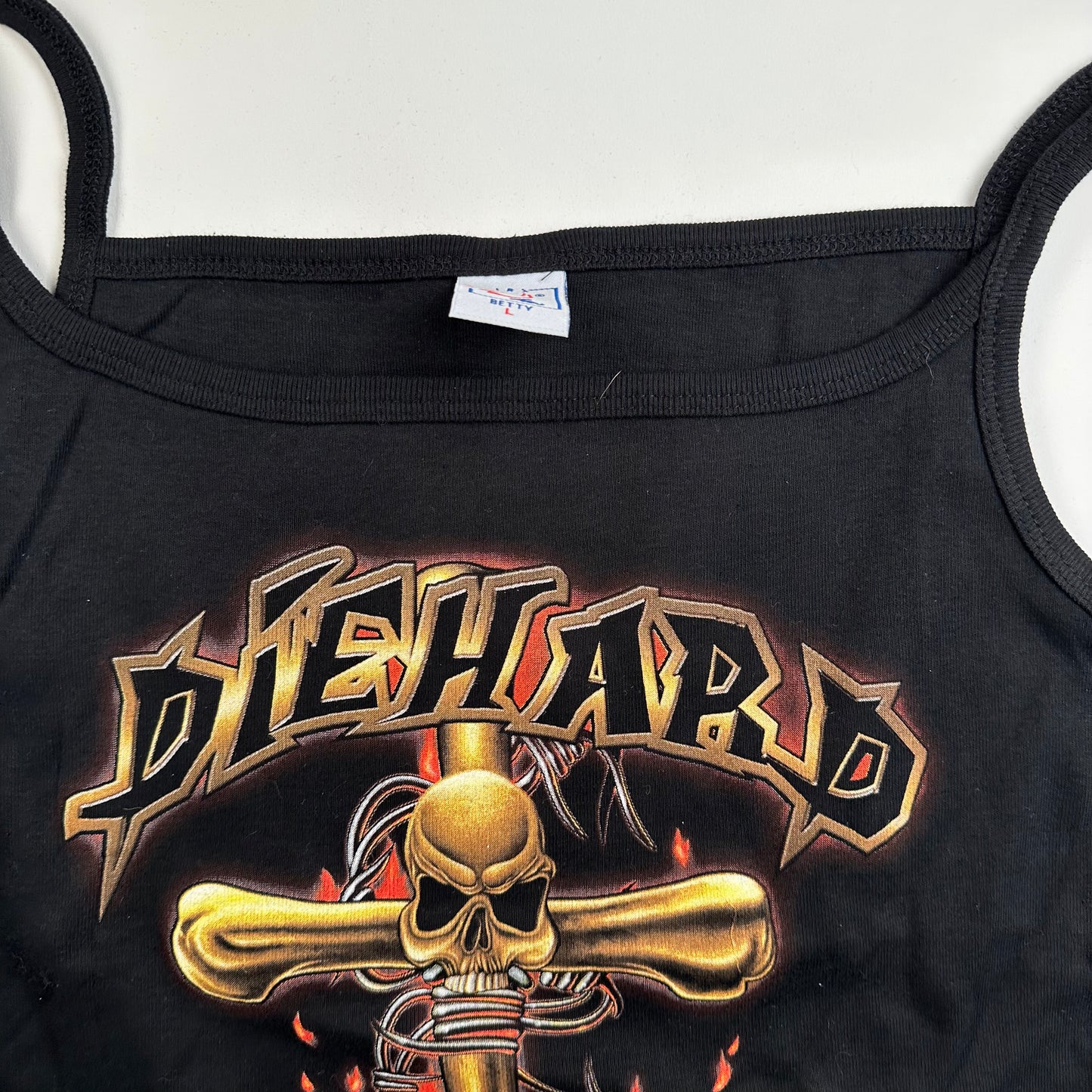 Vintage 90s Die Hard Womens Tank Top Shirt Small