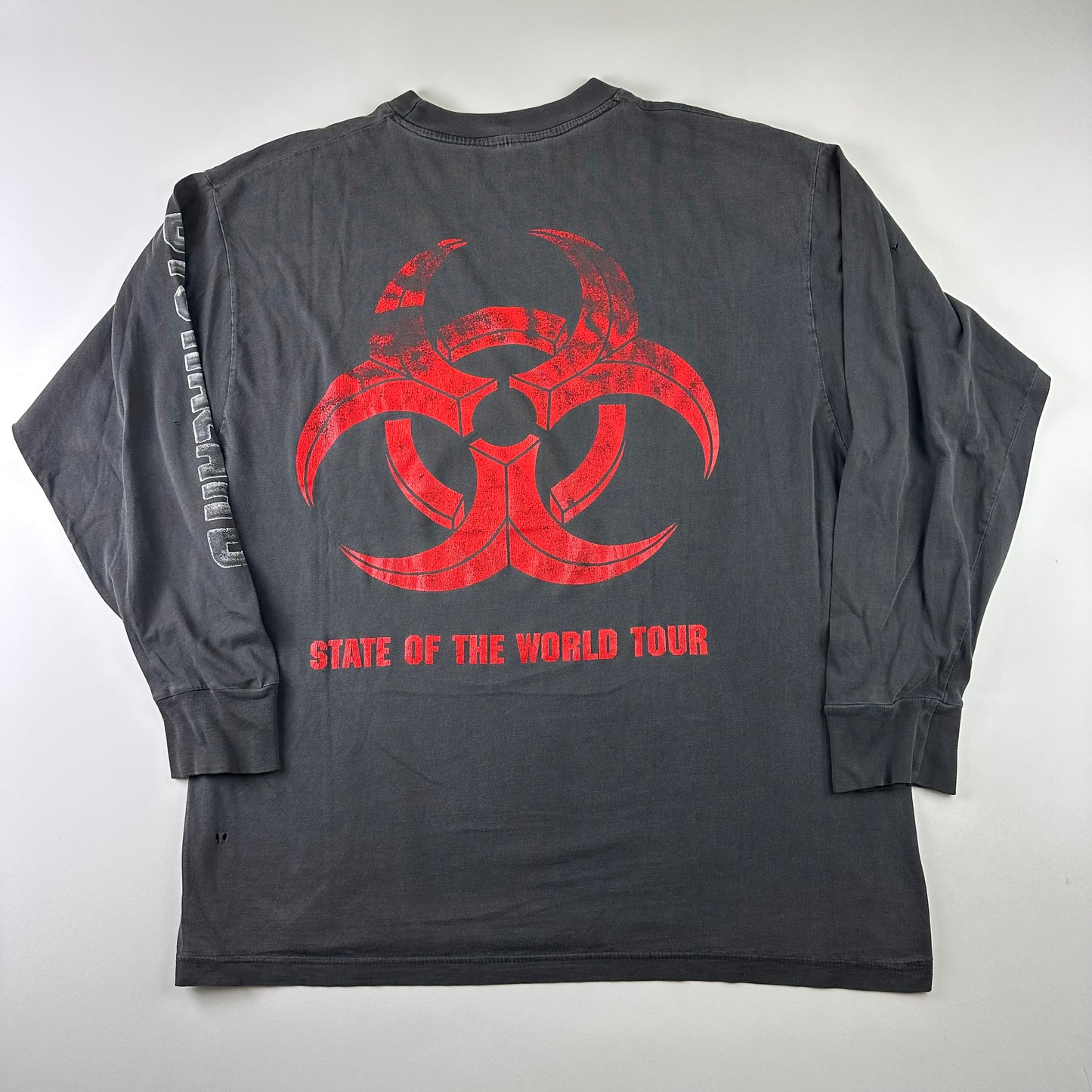 Vintage 90s Biohazard Long Sleeve Shirt XL Tales From The Hardside