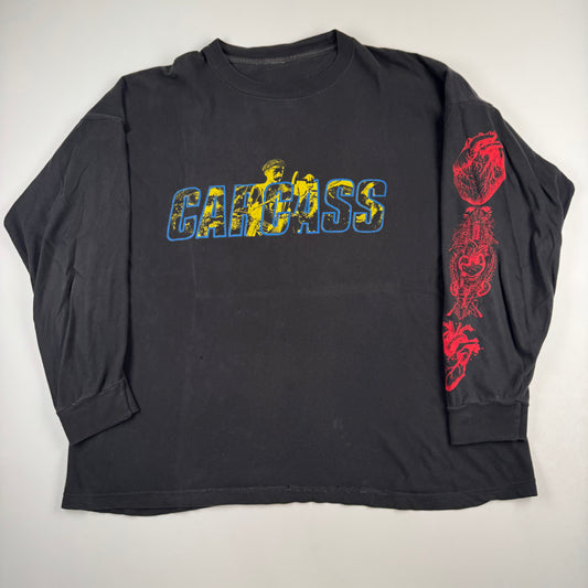 Vintage 1994 Carcass Long Sleeve Shirt XL Heartwork Tour