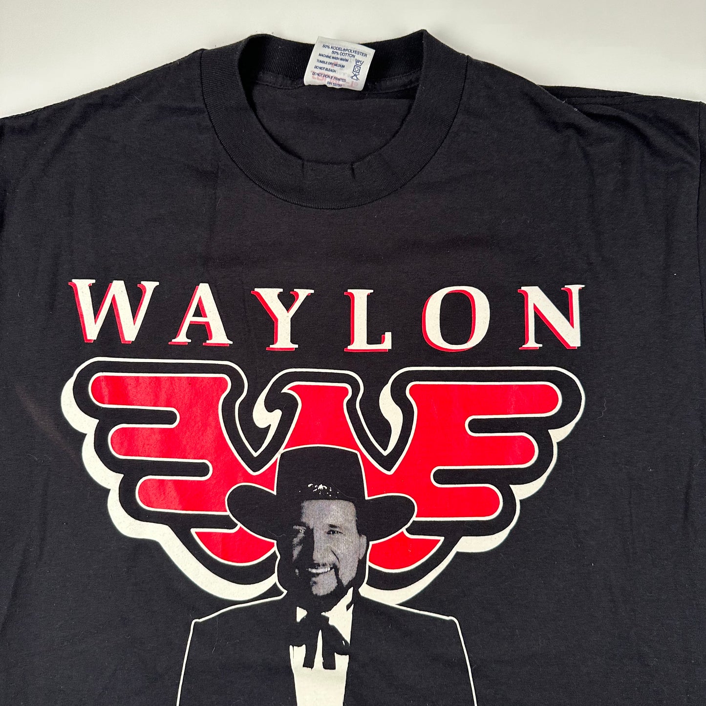 Vintage 90s Waylon Jennings Shirt XL