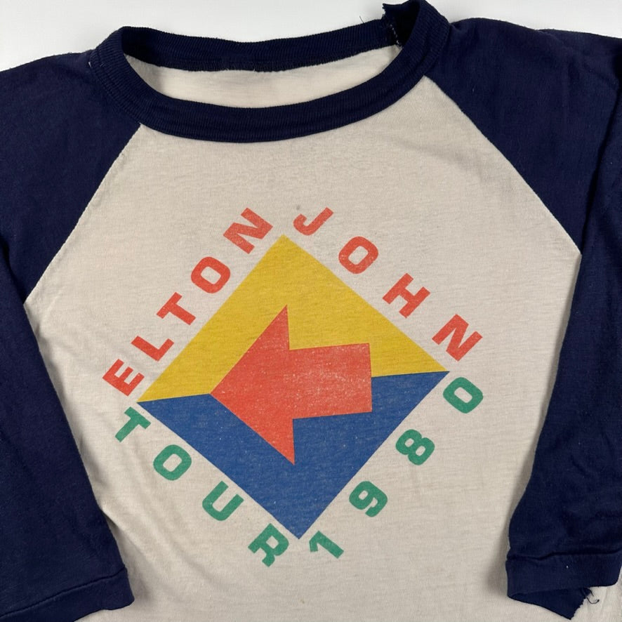 Vintage 1980 Elton John Shirt Large Los Angeles Forum