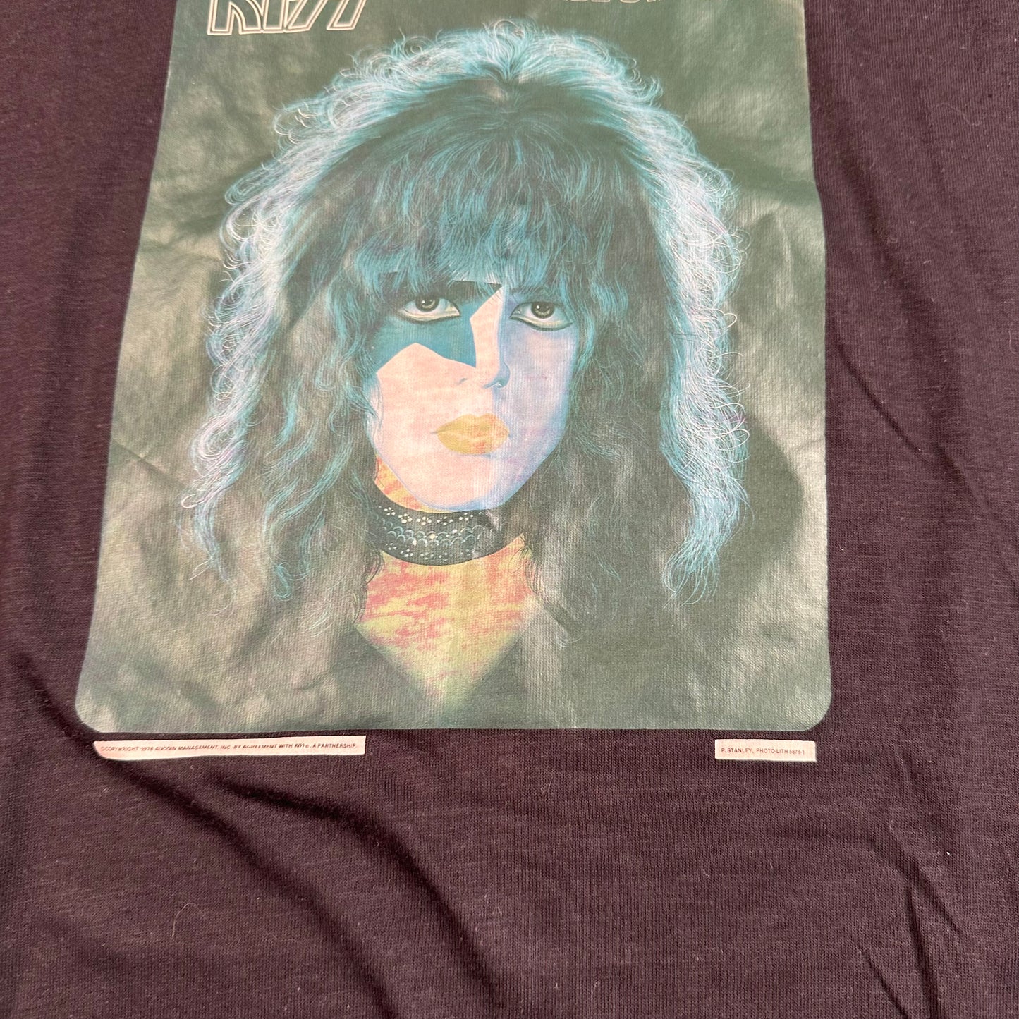 Vintage 70s Kiss Paul Stanley Shirt Large