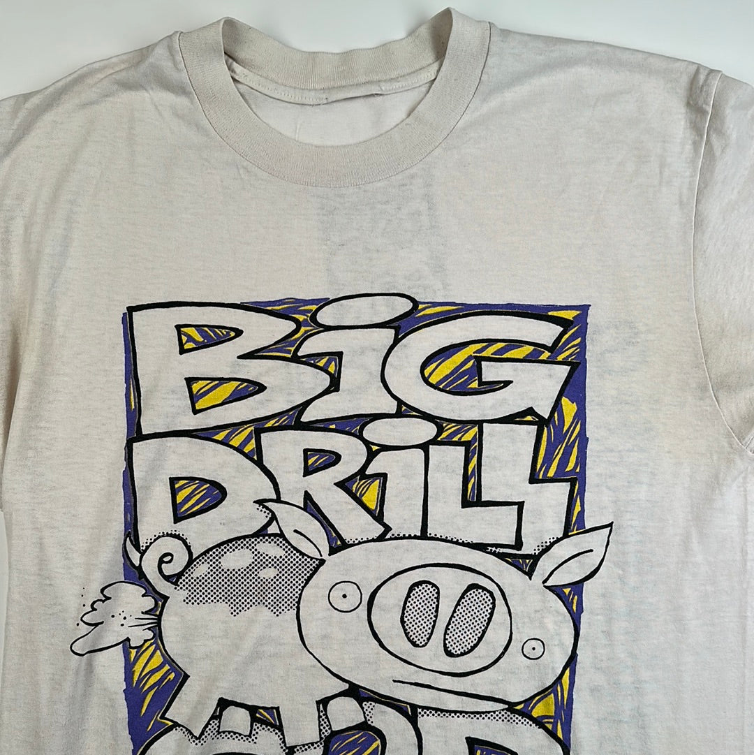 Vintage 1990 Big Drill Car Shirt Large