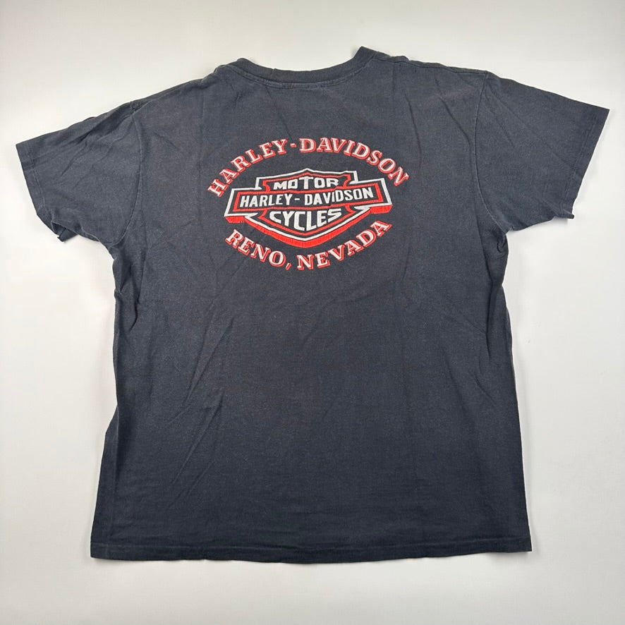 Vintage 80s Harley Davidson Shirt XL Rise Above The Rest