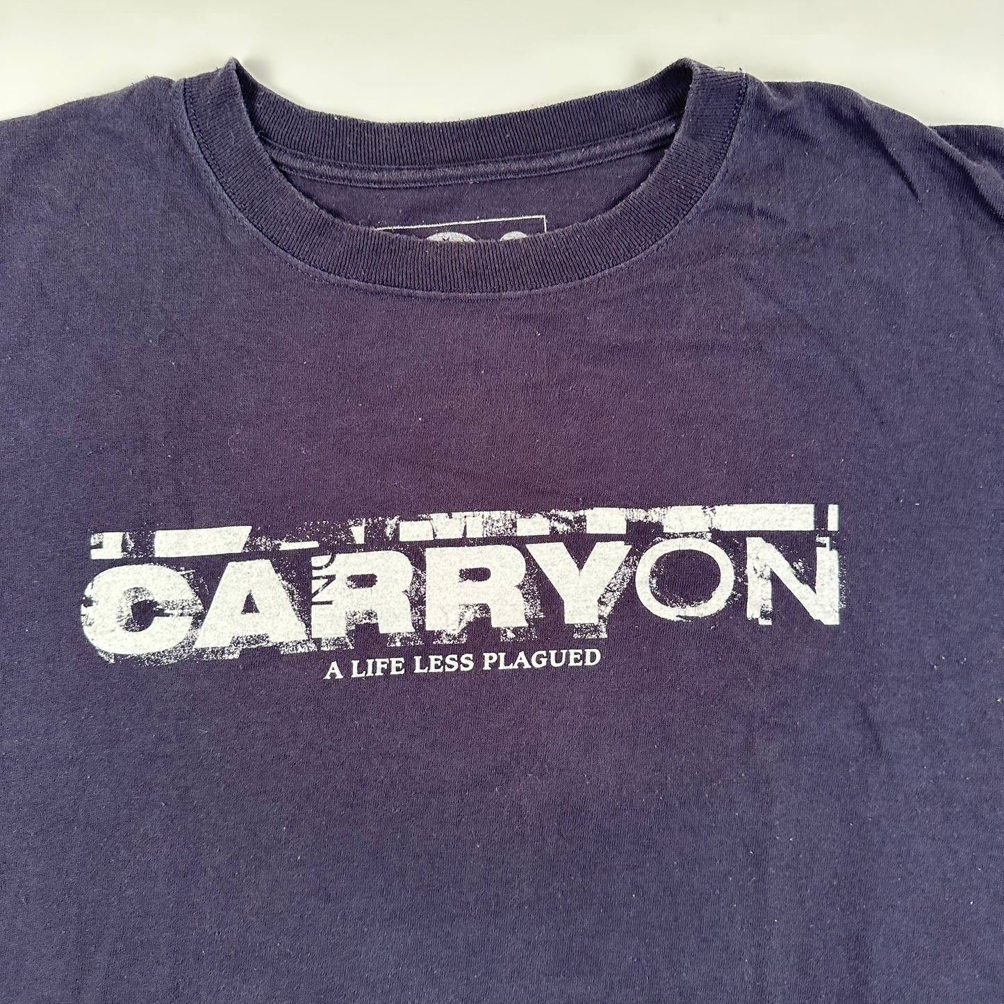 2000s Carry On Shirt XL A Life Less Plagued