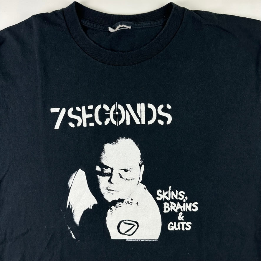 Vintage 2005 7 Seconds Shirt Large Skins Brains & Guts